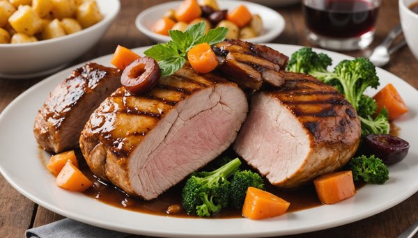 Incorporer le porc sucré salé dans un régime équilibré