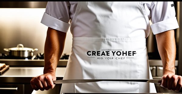 Créez votre tablier de cuisinier personnalisé et élégant